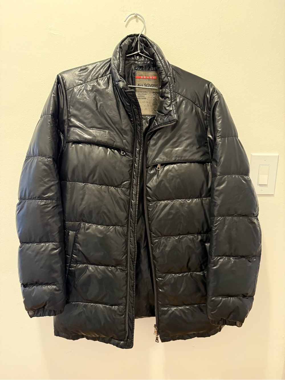 Men’s Prada Sport (SGV099) Down Puffer Jacket - Black